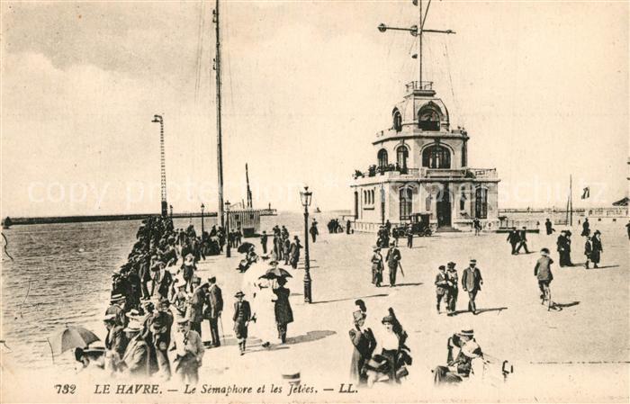 Le Havre Le Semaphore et les Jet?es