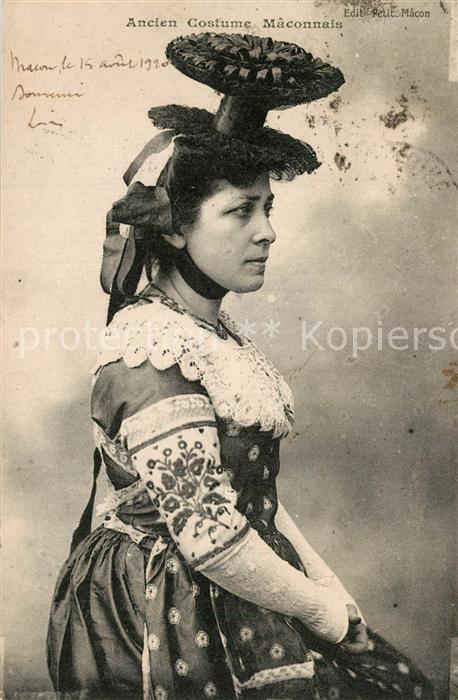 Macon 71 Ancien Costume Maconnais