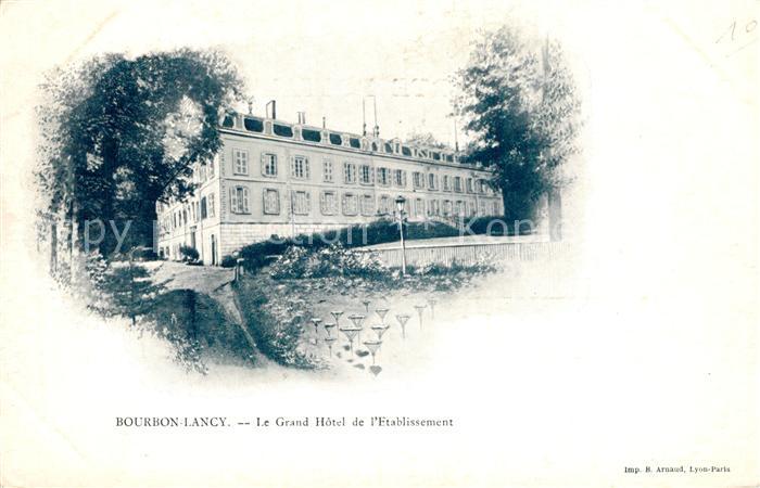 Bourbon-Lancy Grand Hotel de Etablissement