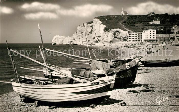 Etretat Plage Bateau