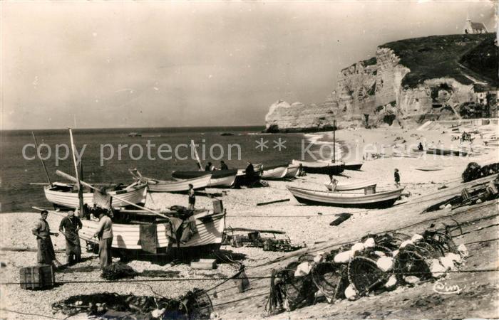 Etretat Depart pour la Peche