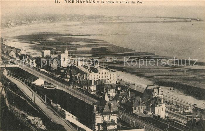 Nice Havrais Seine-Maritime Fliegeraufnahme nourvell entr?e du Port