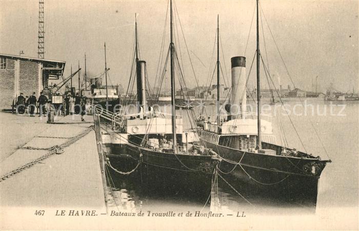 Le Havre Bateaux de Trouville et de Honfleur
