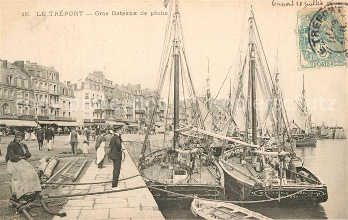Le Treport Gros Bateaux de peche