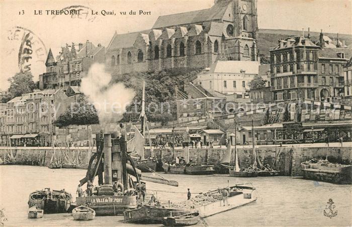 Le Treport Quai vu du Port