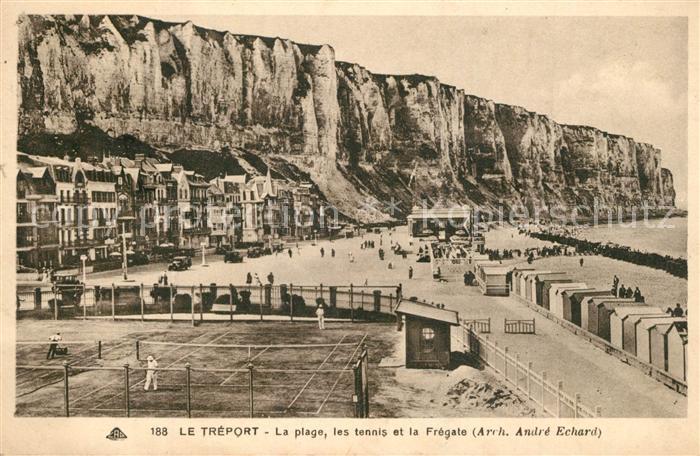 Le Treport Plage Tennis et Fregate