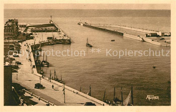 Le Treport Hafeneinfahrt Port