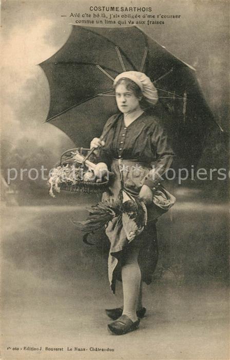 Sarthe La (Departm.) Costume Sarthois