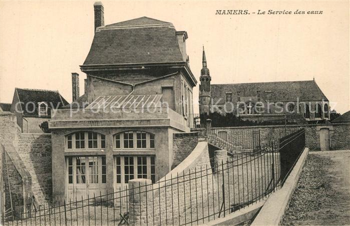 Mamers Sarthe Le Service des eaux