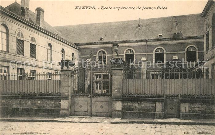 Mamers Sarthe Ecole superieure de jeunes filles