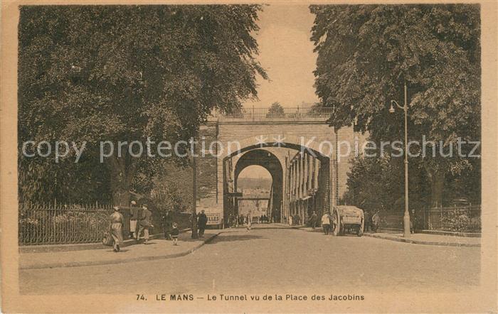 Le Mans Sarthe Le Tunnel vu de la Placed des Jacobins