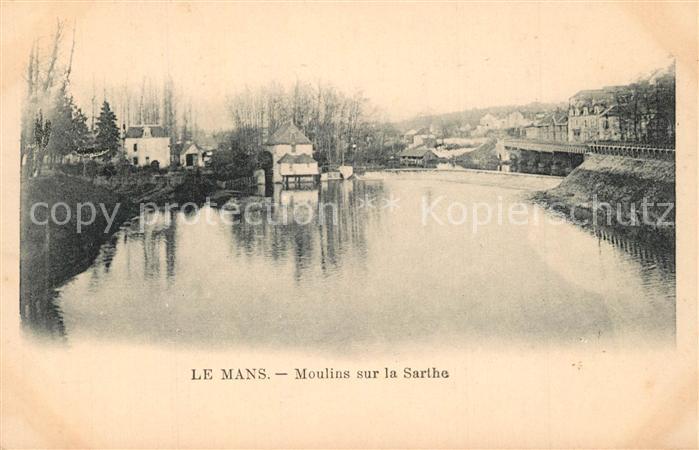 Le Mans Sarthe Moulins sur la Sarthe