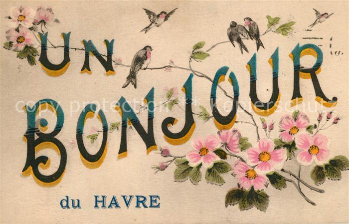 Le Havre Blumen und V?gel