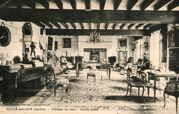 Ruille-sur-Loir Chateau du Gatz Grand Salon