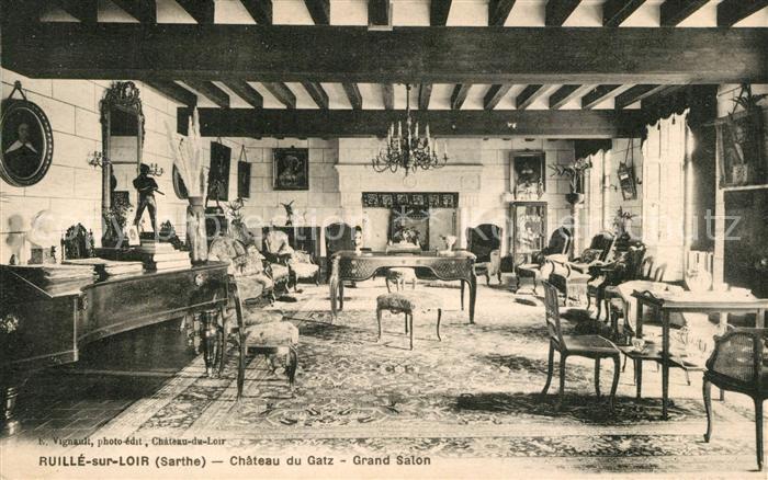 Ruille-sur-Loir Chateau du Gatz Grand Salon