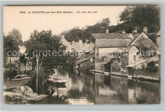 La Chartre-sur-le-Loir Un coin du Loir
