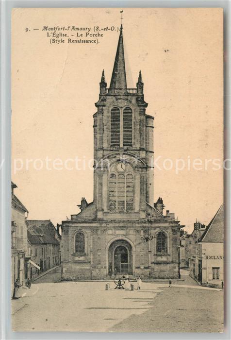 Montfort-l Amaury Eglise Le Porche
