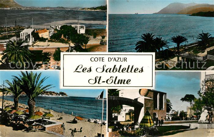 Saint Elme Vues d ensemble la plage Cote d'Azur