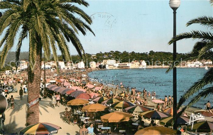 Les Sablettes La Plage vue sur Saint Elme Cote d Azur