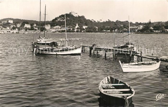 Ile de Porquerolles Vue Generale Port Bateaux