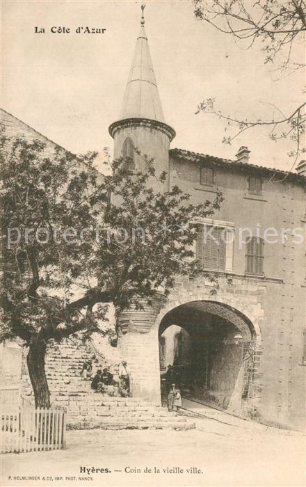 Hyeres les Palmiers Coin de la vieille ville