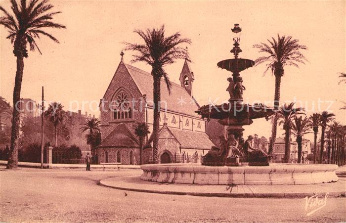 Hyeres les Palmiers Fontaine Godillot Eglise Anglicane