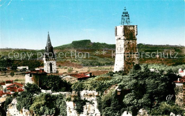 Draguignan Tour de l Horloge et la Cathedrale