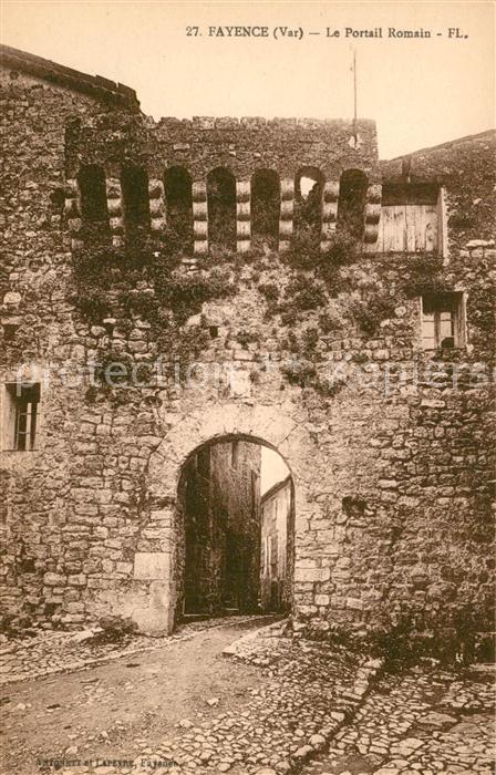 Fayence Portail Romain