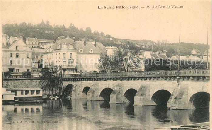Meulan Pont sur la Seine