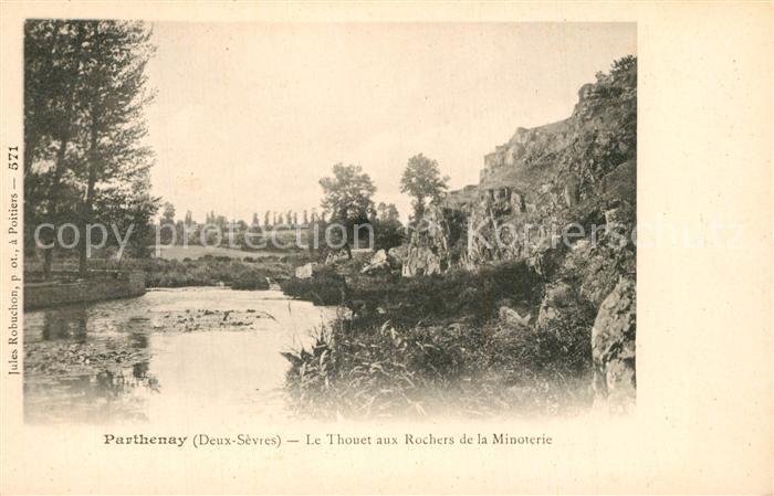 Parthenay Le Thouet aux Rochers de la Minoterie