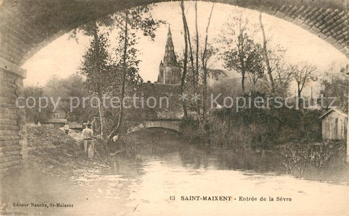 Saint-Maixent-l Ecole Entrée de la Sèvre