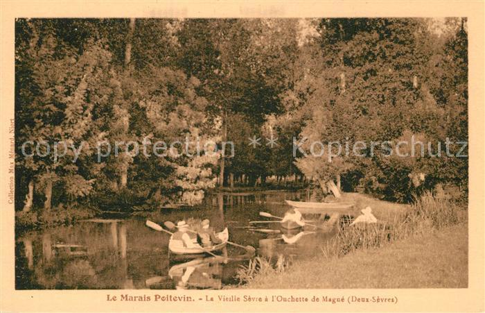 Magne Deux-Sevres Le Marais Poitevin la vieille Sèvre a l