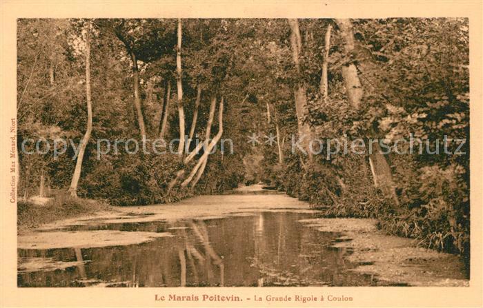 Coulon Le Marais Poitevin la Grande Rigole