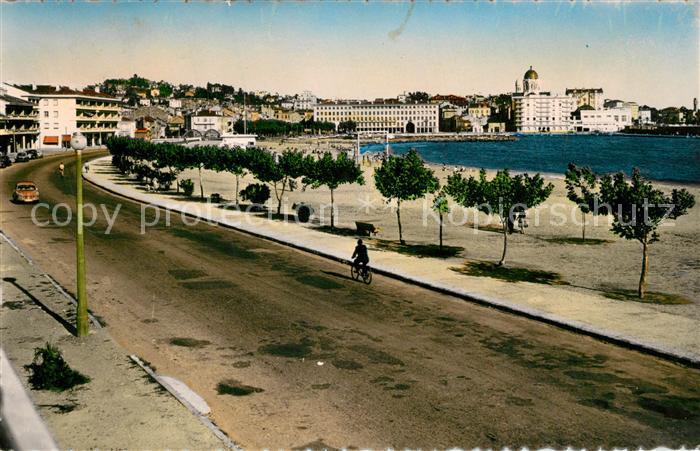 Saint-Raphael Var Le Port vu de Fréjus Plage Cote d Azur