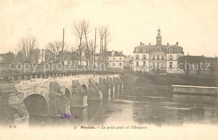 Meulan Petit pont Hospice