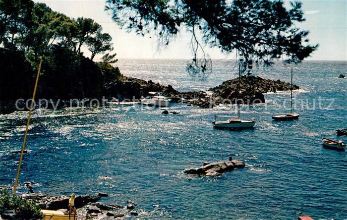 Saint-Raphael Var Contre Jour a la Calanque de Santa Lucia Cote d Azur