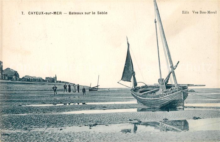 Cayeux-sur-Mer Bateaux sur le Sable