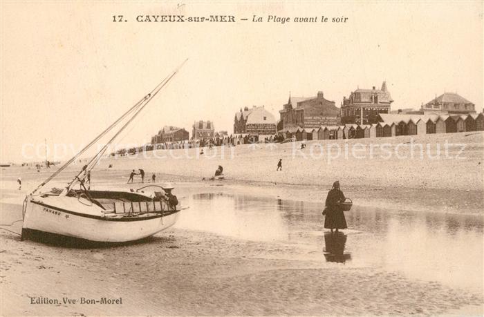 Cayeux-sur-Mer La Plage avant le soir bateau