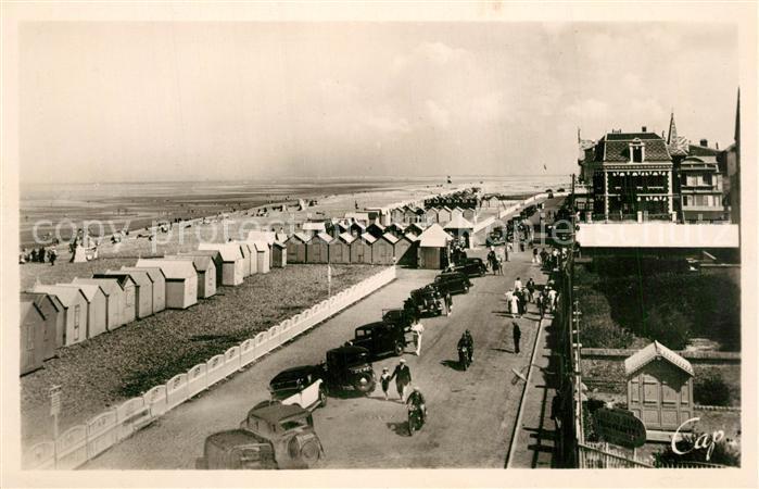 Cayeux-sur-Mer La Plage et les Cabines vue sur Brighton