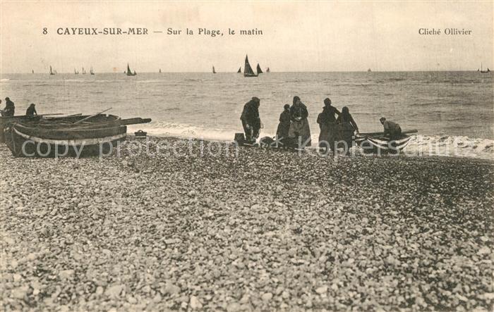 Cayeux-sur-Mer Sur la plage le matin