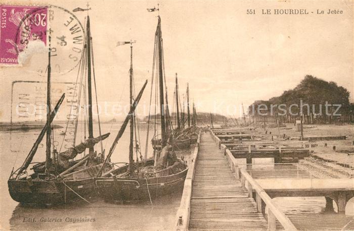 Le Hourdel La Jetée des bateaux