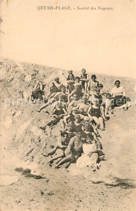 Quend Plage les Pins Société des Nageurs Gruppenbild