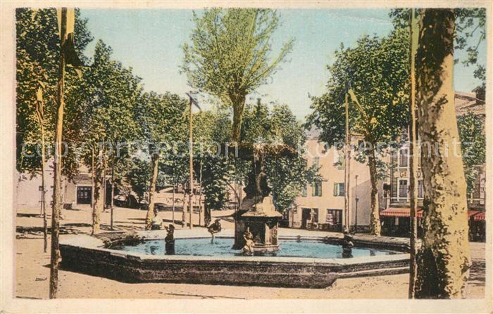 Graulhet Arbre sur la fontaine