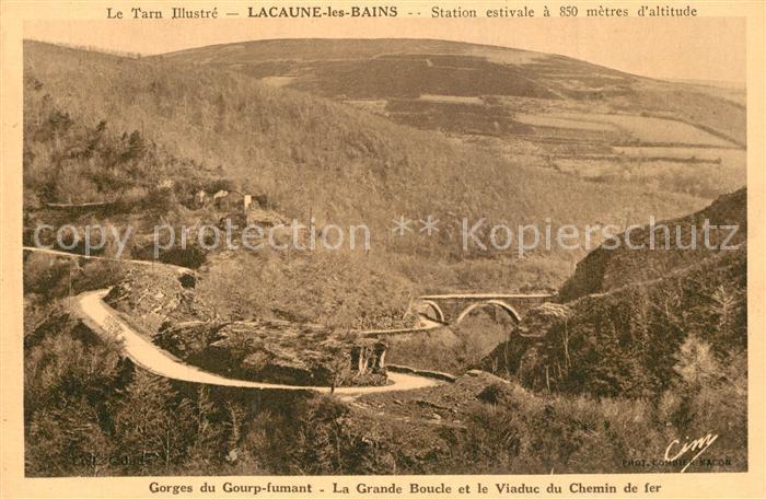 Lacaune les Bains Gorges du Gourp fumant La Grande Boucle