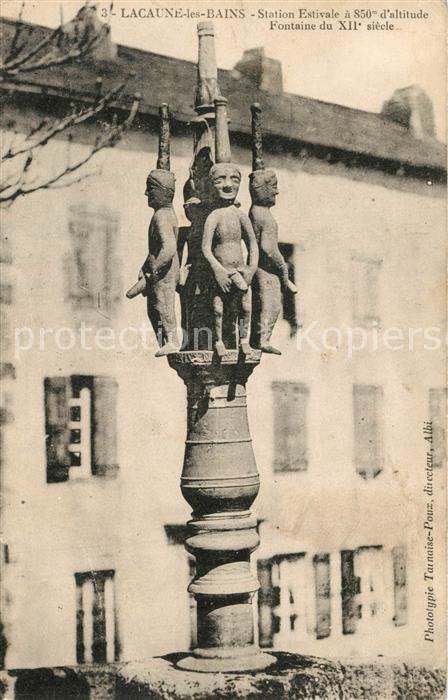 Lacaune les Bains Fontaine du XIIe siècle