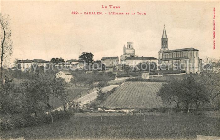 Cadalen Eglise et la Tour
