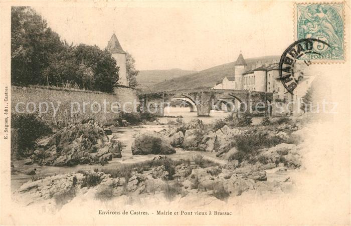 Brassac Tarn Mairie et Pont vieux