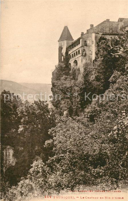 Bruniquel Chateau en Nid d Aigle