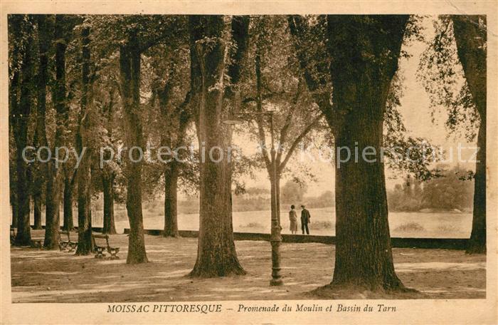 Moissac Promenade du Moulin et Bassin du Tarn