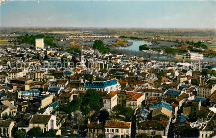 Moissac Vue Generale au fond les ponts sur le Tarn